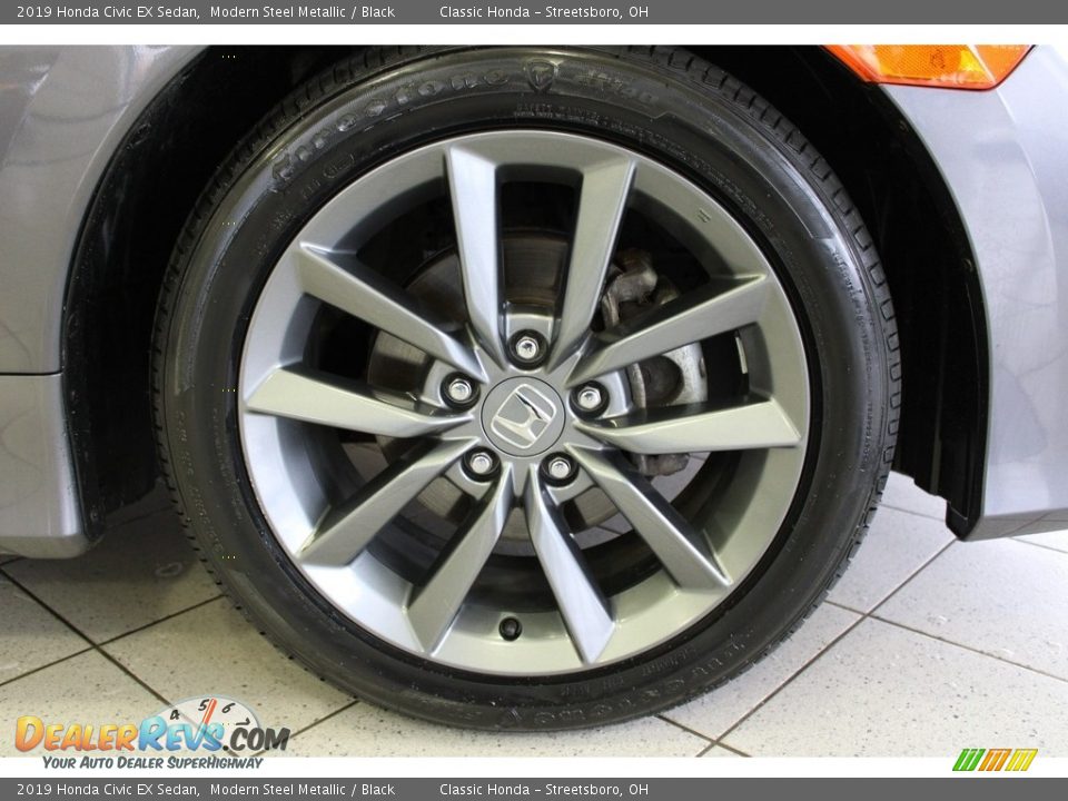 2019 Honda Civic EX Sedan Modern Steel Metallic / Black Photo #5