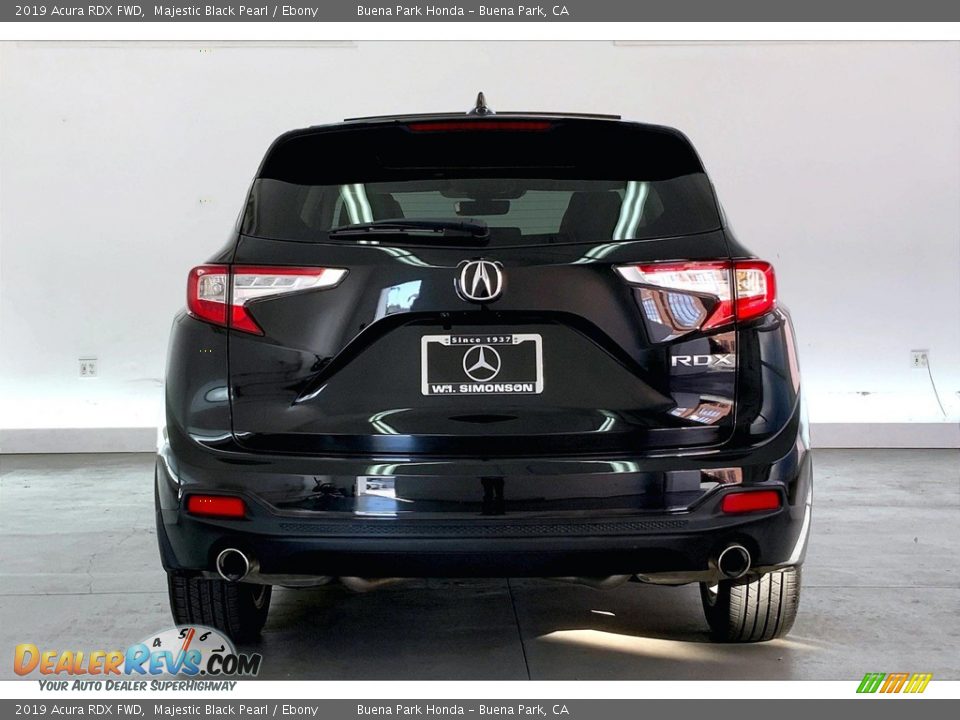 2019 Acura RDX FWD Majestic Black Pearl / Ebony Photo #3