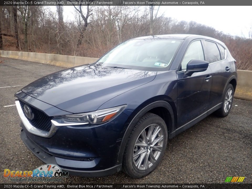 2020 Mazda CX-5 Grand Touring AWD Eternal Blue Mica / Parchment Photo #1