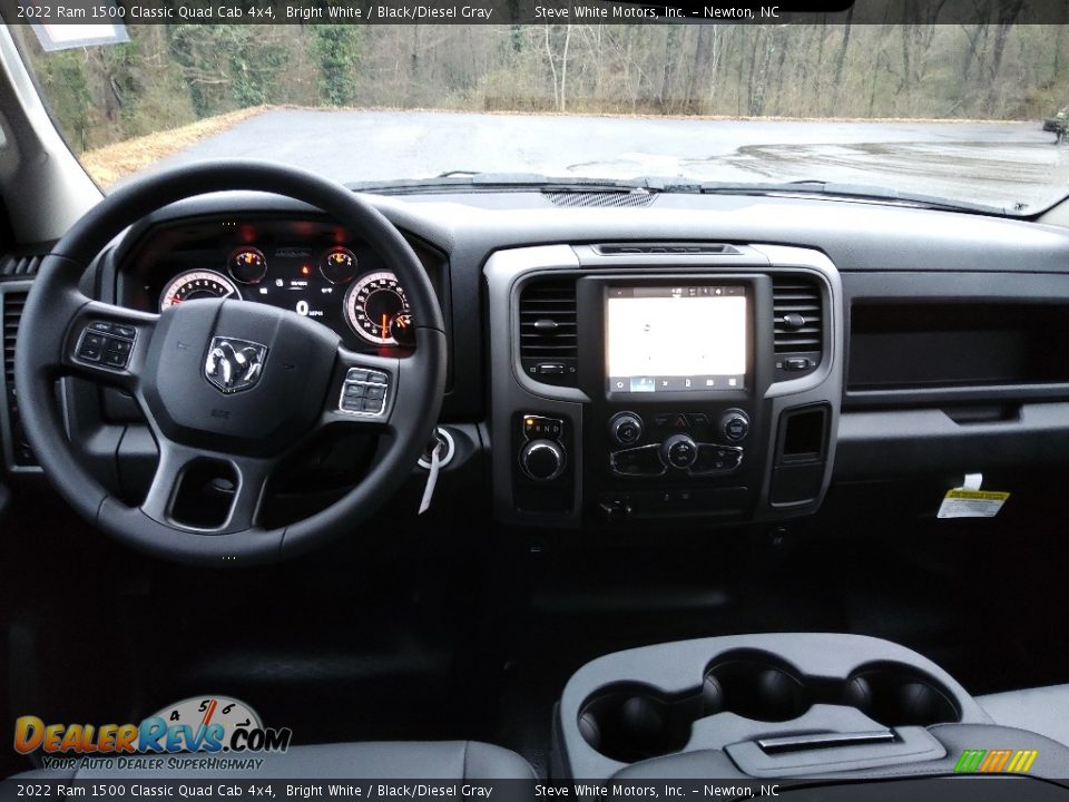 Dashboard of 2022 Ram 1500 Classic Quad Cab 4x4 Photo #17