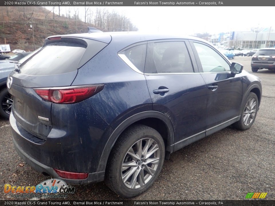 2020 Mazda CX-5 Grand Touring AWD Eternal Blue Mica / Parchment Photo #3