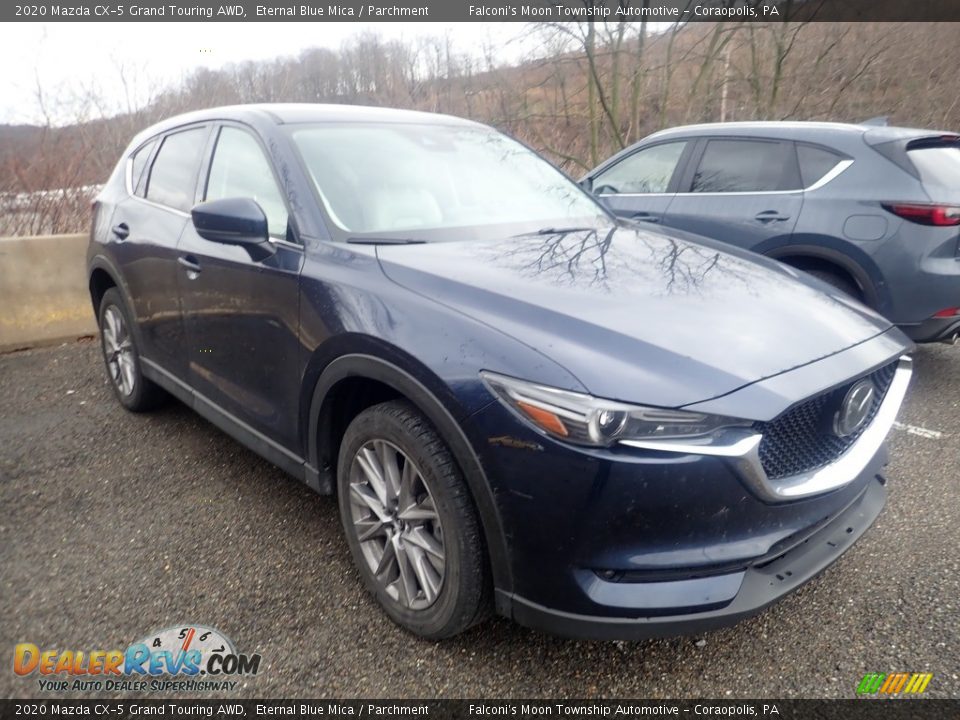 2020 Mazda CX-5 Grand Touring AWD Eternal Blue Mica / Parchment Photo #4