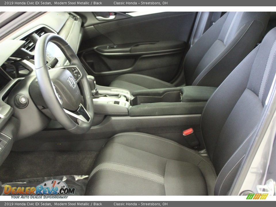 2019 Honda Civic EX Sedan Modern Steel Metallic / Black Photo #16