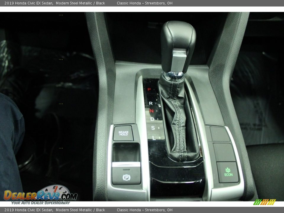 2019 Honda Civic EX Sedan Modern Steel Metallic / Black Photo #25