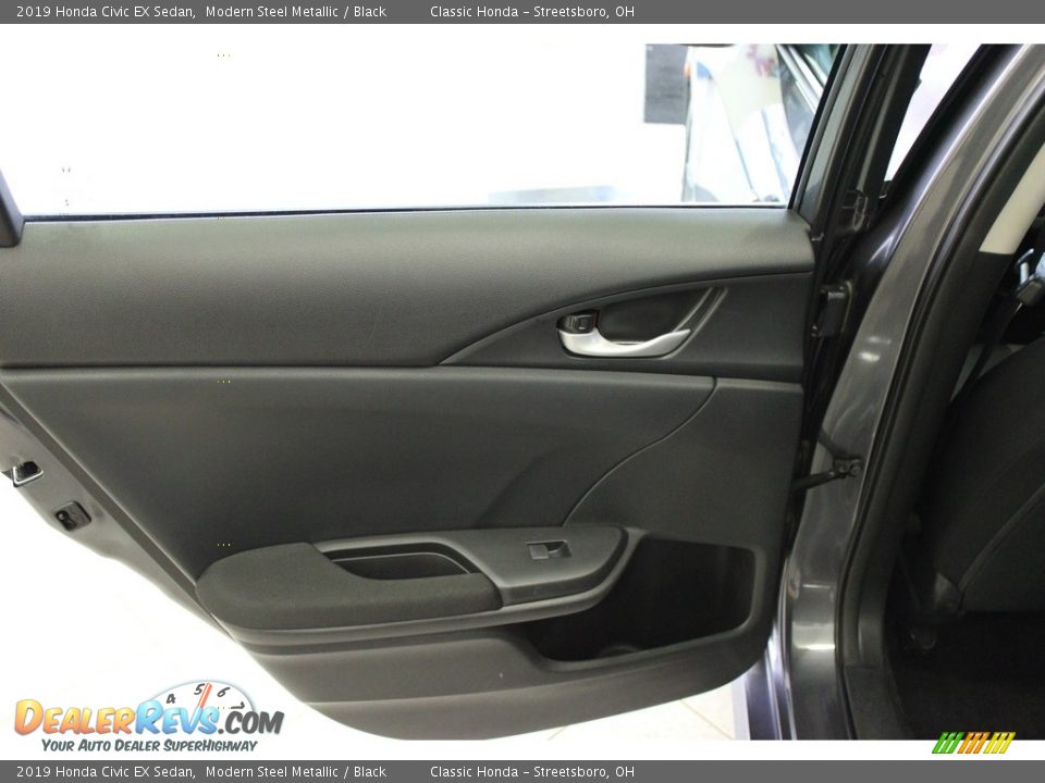 2019 Honda Civic EX Sedan Modern Steel Metallic / Black Photo #27