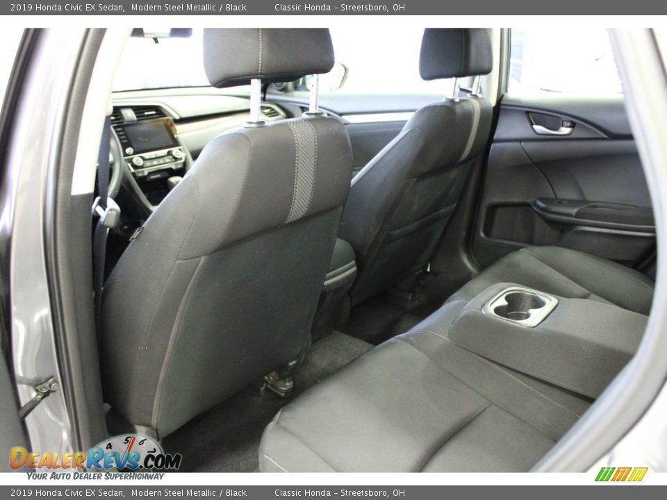2019 Honda Civic EX Sedan Modern Steel Metallic / Black Photo #28