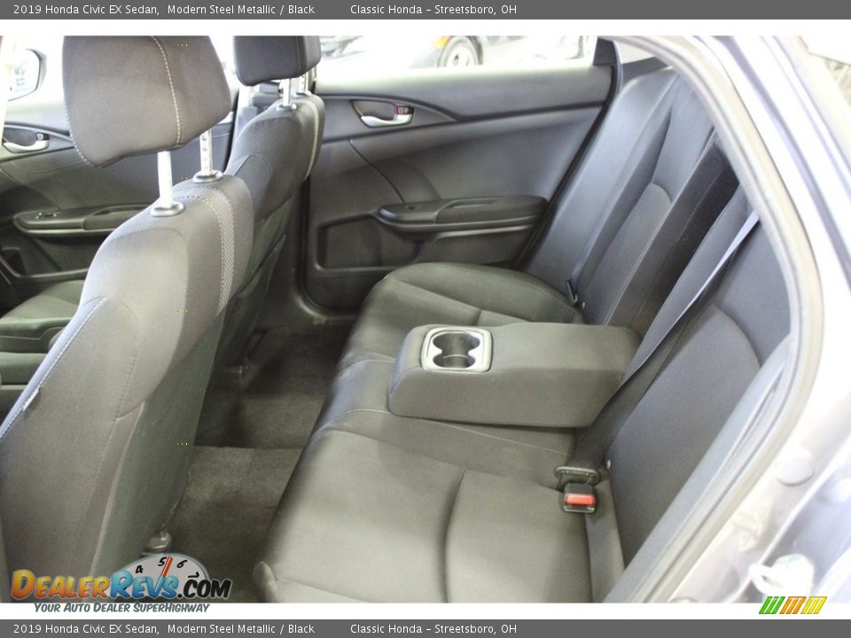 2019 Honda Civic EX Sedan Modern Steel Metallic / Black Photo #29