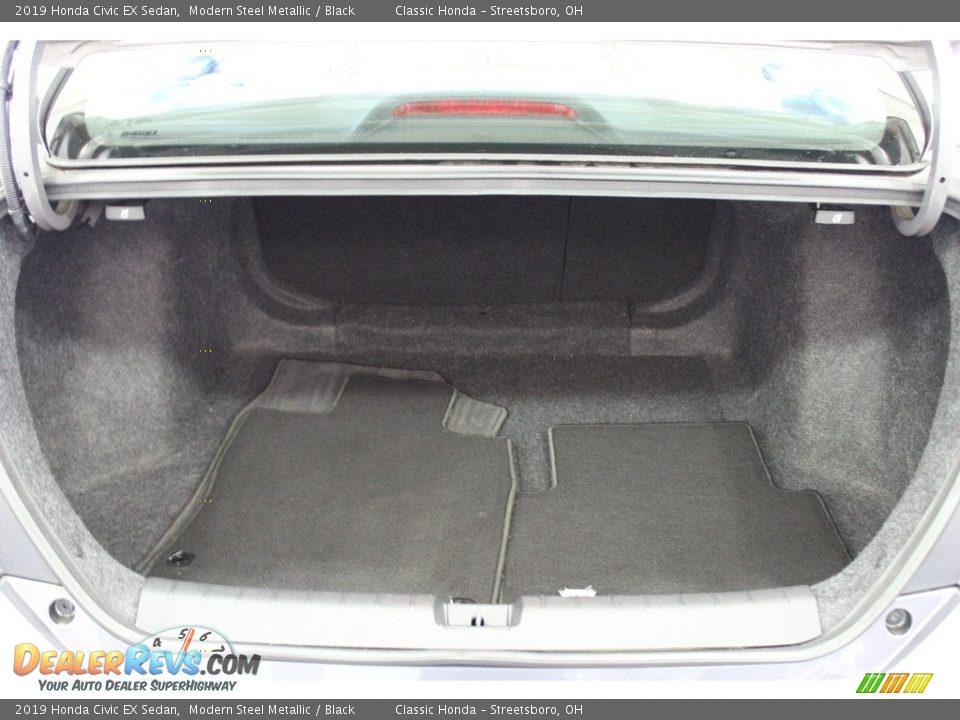 2019 Honda Civic EX Sedan Modern Steel Metallic / Black Photo #30