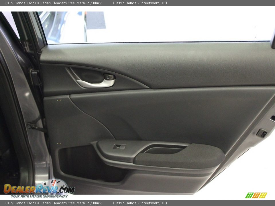 2019 Honda Civic EX Sedan Modern Steel Metallic / Black Photo #31
