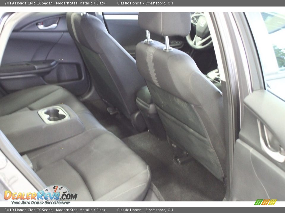2019 Honda Civic EX Sedan Modern Steel Metallic / Black Photo #32