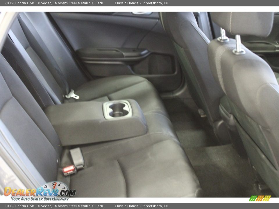 2019 Honda Civic EX Sedan Modern Steel Metallic / Black Photo #33