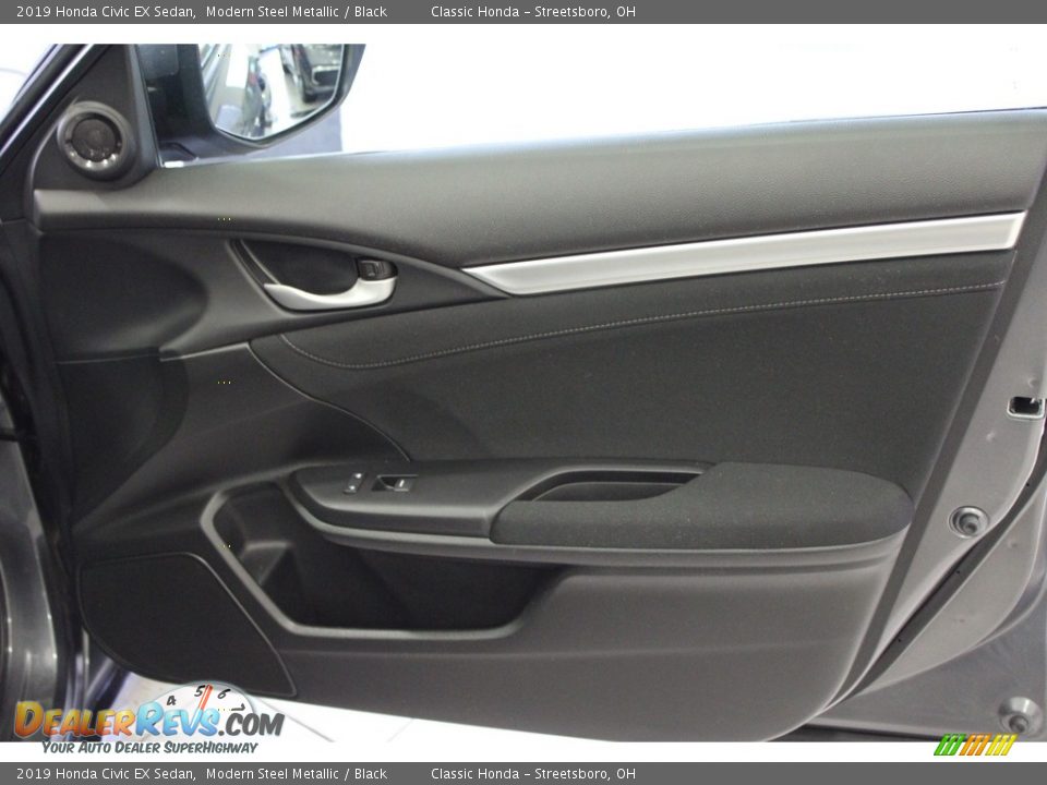 2019 Honda Civic EX Sedan Modern Steel Metallic / Black Photo #34