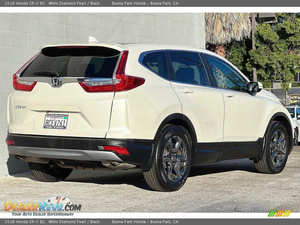 2018 Honda CR-V EX White Diamond Pearl / Black Photo #4