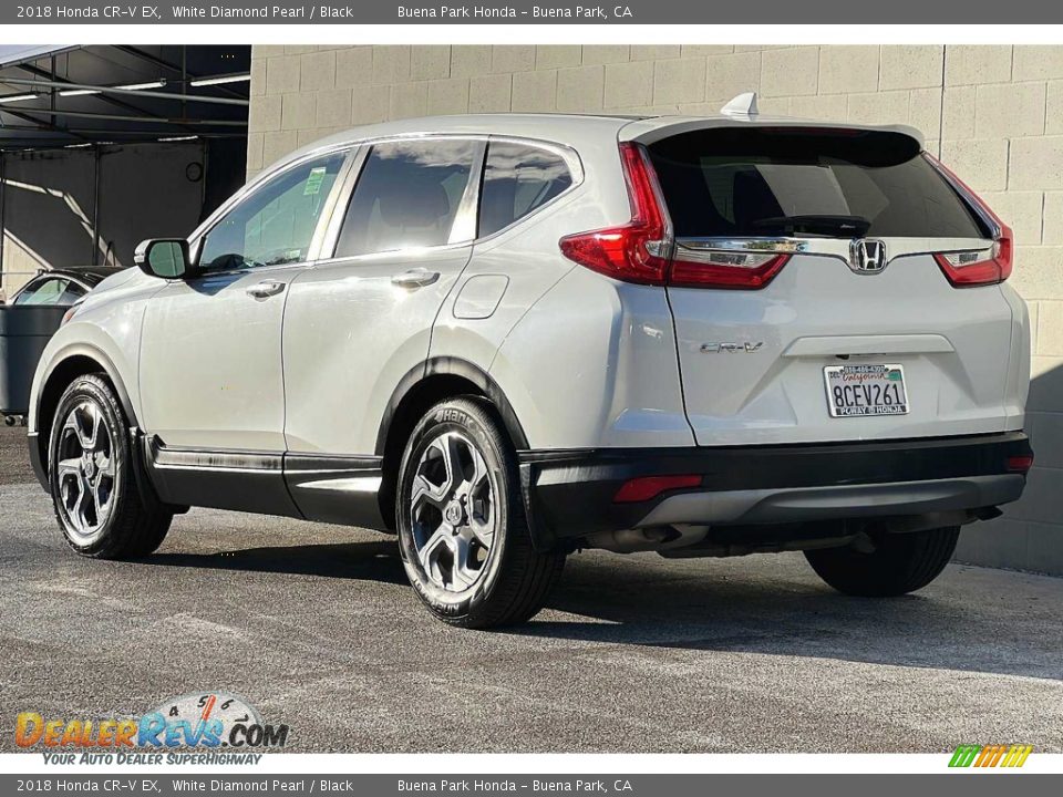 2018 Honda CR-V EX White Diamond Pearl / Black Photo #6