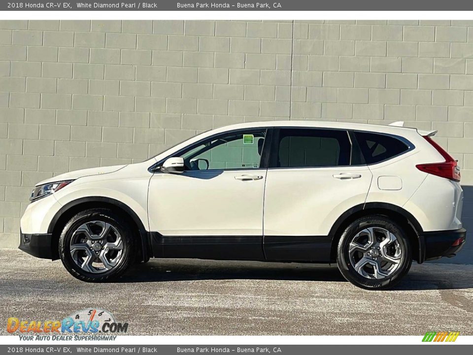 2018 Honda CR-V EX White Diamond Pearl / Black Photo #7