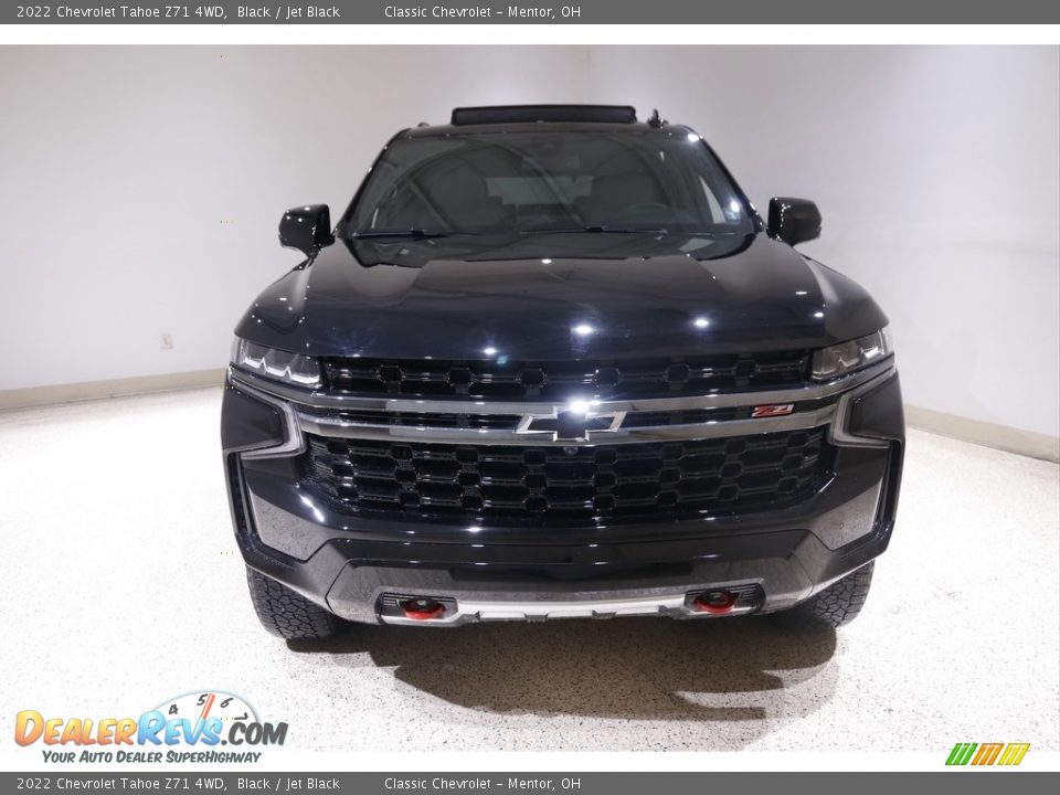 2022 Chevrolet Tahoe Z71 4WD Black / Jet Black Photo #2