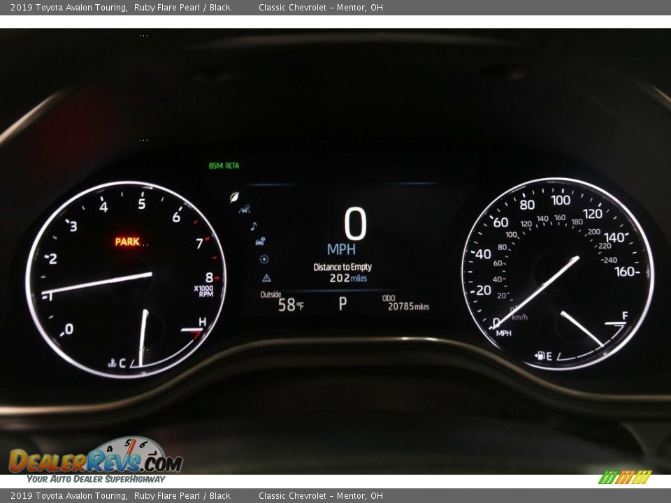 2019 Toyota Avalon Touring Gauges Photo #8