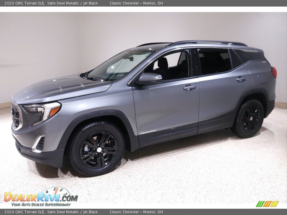 2020 GMC Terrain SLE Satin Steel Metallic / Jet Black Photo #3