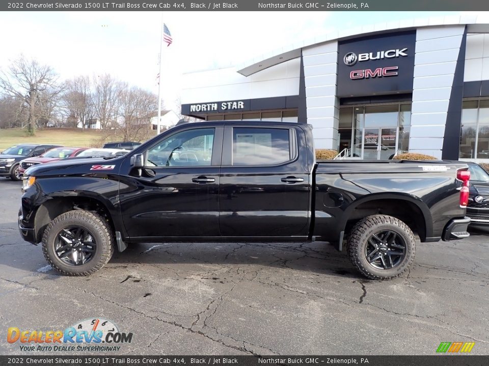 2022 Chevrolet Silverado 1500 LT Trail Boss Crew Cab 4x4 Black / Jet Black Photo #2