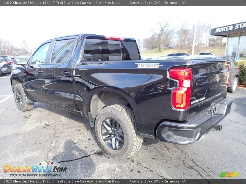 2022 Chevrolet Silverado 1500 LT Trail Boss Crew Cab 4x4 Black / Jet Black Photo #3