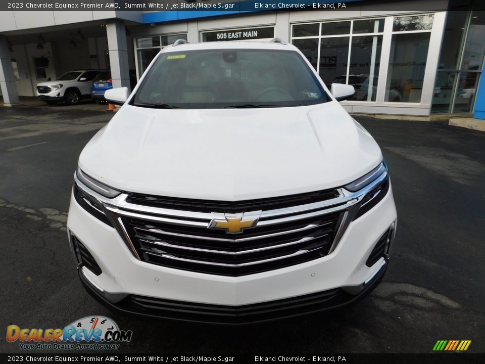 2023 Chevrolet Equinox Premier AWD Summit White / Jet Black/Maple Sugar Photo #3