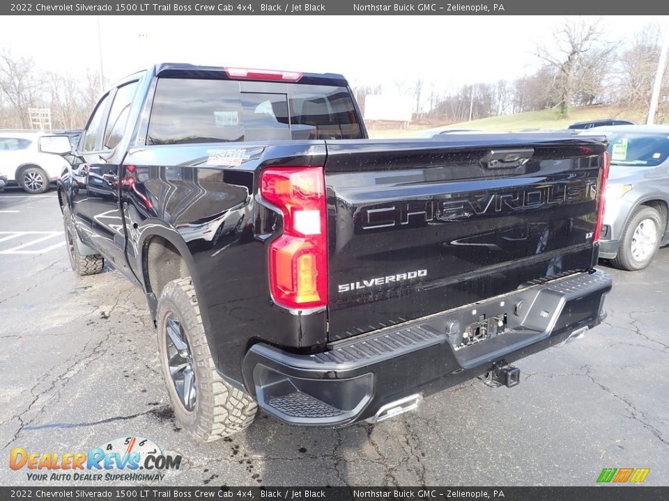 2022 Chevrolet Silverado 1500 LT Trail Boss Crew Cab 4x4 Black / Jet Black Photo #4