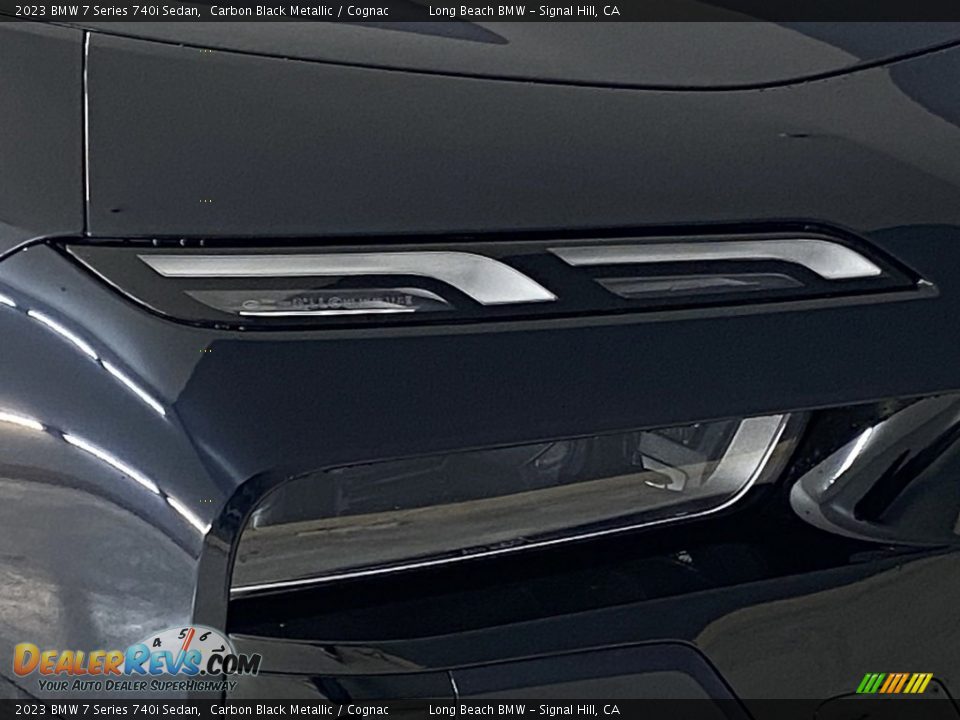 2023 BMW 7 Series 740i Sedan Carbon Black Metallic / Cognac Photo #4
