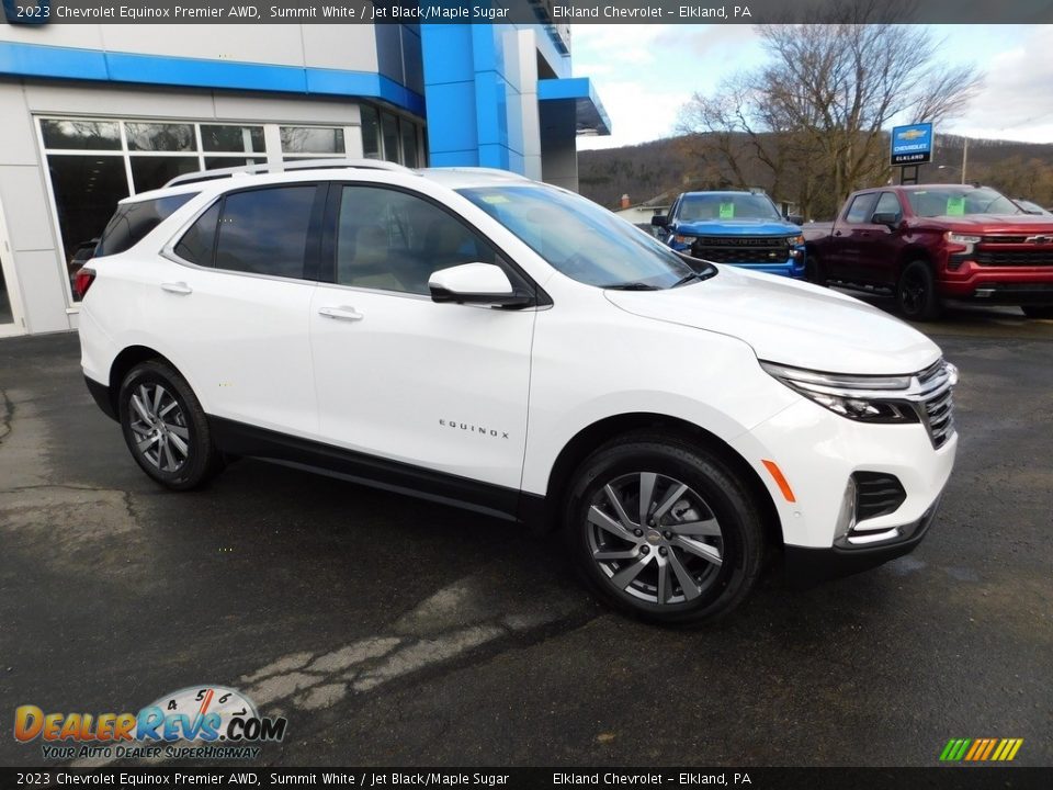 2023 Chevrolet Equinox Premier AWD Summit White / Jet Black/Maple Sugar Photo #5