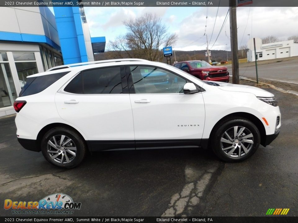 2023 Chevrolet Equinox Premier AWD Summit White / Jet Black/Maple Sugar Photo #6