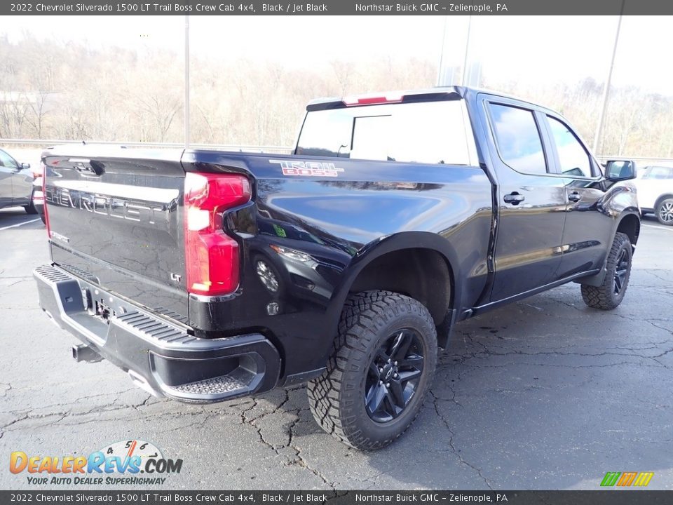 2022 Chevrolet Silverado 1500 LT Trail Boss Crew Cab 4x4 Black / Jet Black Photo #7