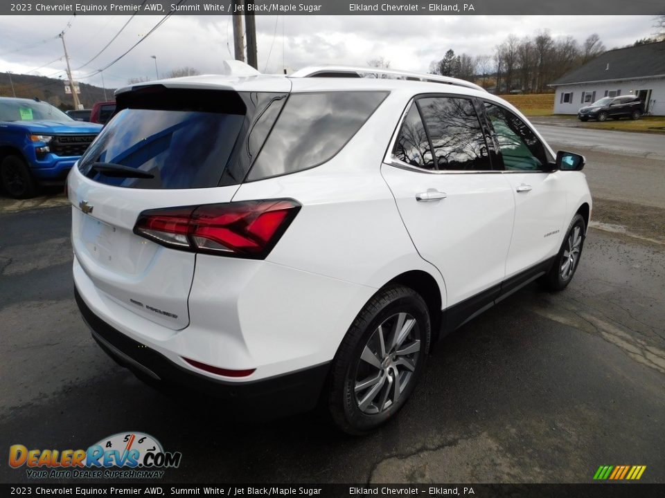 2023 Chevrolet Equinox Premier AWD Summit White / Jet Black/Maple Sugar Photo #7