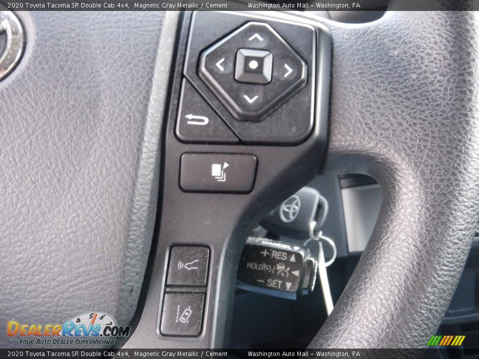 2020 Toyota Tacoma SR Double Cab 4x4 Steering Wheel Photo #9
