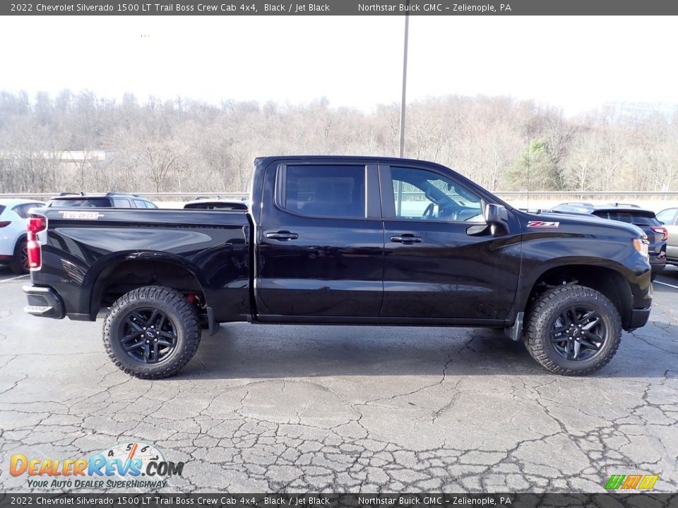 2022 Chevrolet Silverado 1500 LT Trail Boss Crew Cab 4x4 Black / Jet Black Photo #8