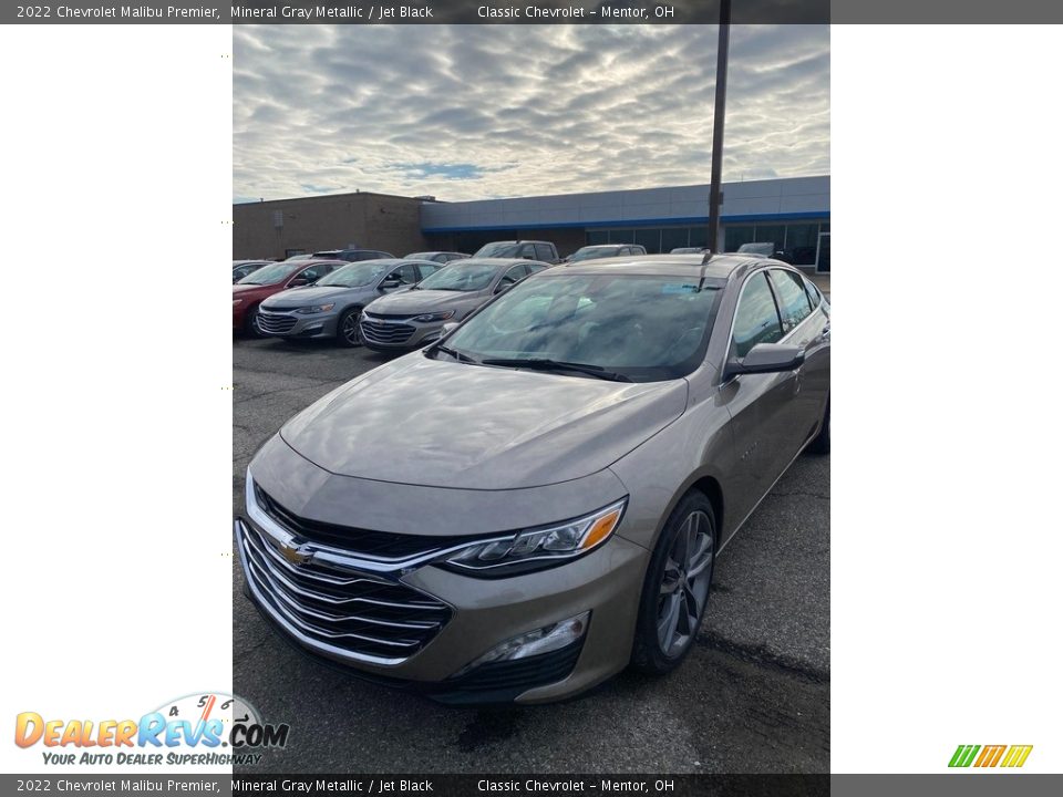 2022 Chevrolet Malibu Premier Mineral Gray Metallic / Jet Black Photo #2