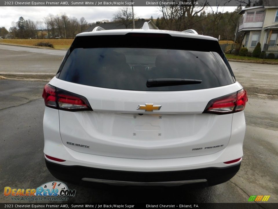 2023 Chevrolet Equinox Premier AWD Summit White / Jet Black/Maple Sugar Photo #8