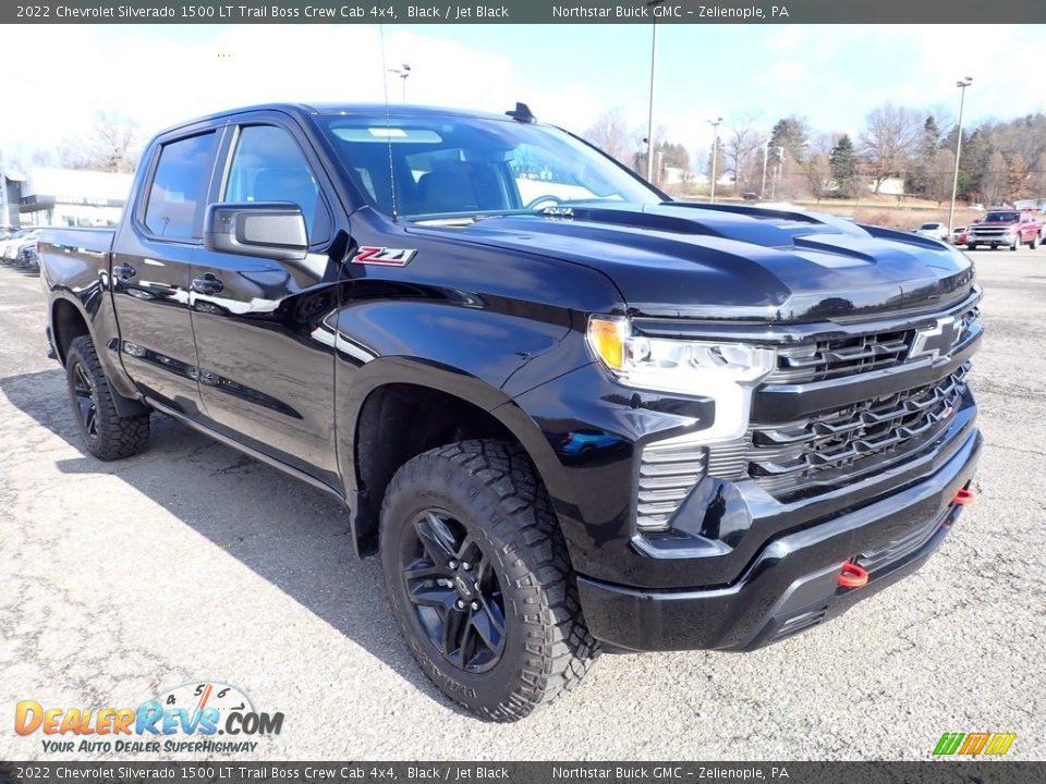 2022 Chevrolet Silverado 1500 LT Trail Boss Crew Cab 4x4 Black / Jet Black Photo #9