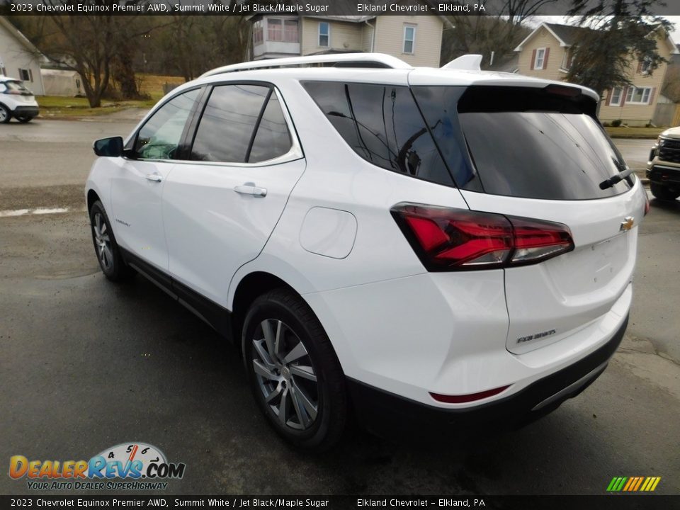 2023 Chevrolet Equinox Premier AWD Summit White / Jet Black/Maple Sugar Photo #9