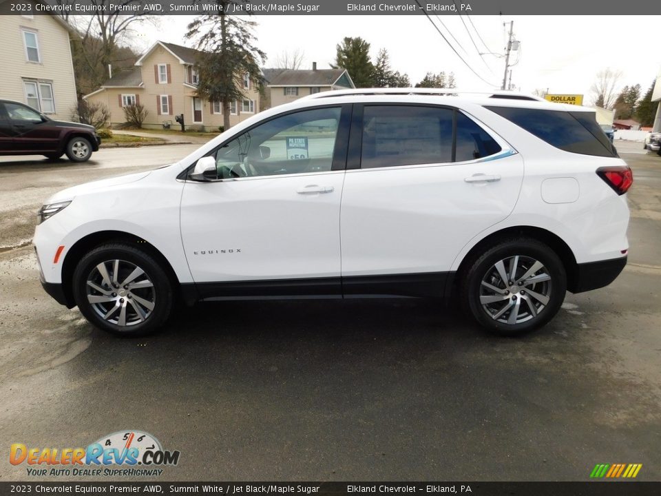 2023 Chevrolet Equinox Premier AWD Summit White / Jet Black/Maple Sugar Photo #10