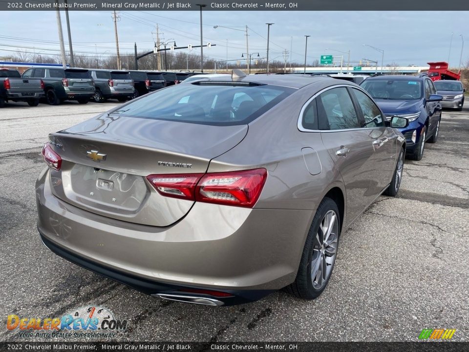 2022 Chevrolet Malibu Premier Mineral Gray Metallic / Jet Black Photo #5