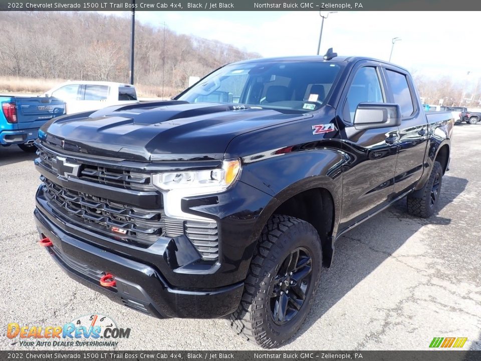 2022 Chevrolet Silverado 1500 LT Trail Boss Crew Cab 4x4 Black / Jet Black Photo #12