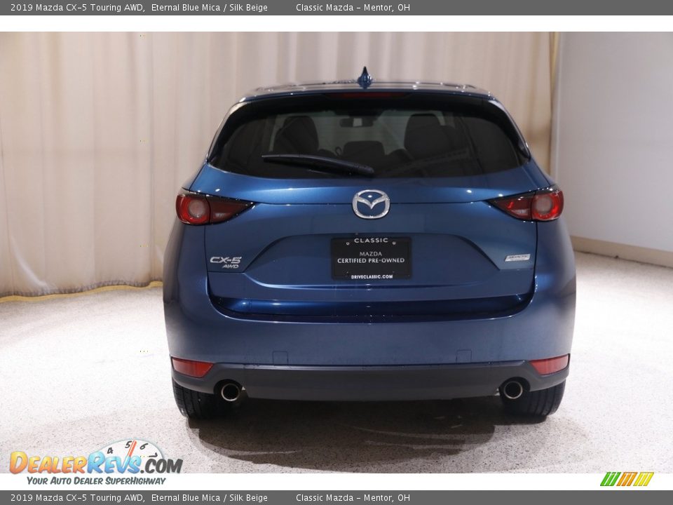 2019 Mazda CX-5 Touring AWD Eternal Blue Mica / Silk Beige Photo #17