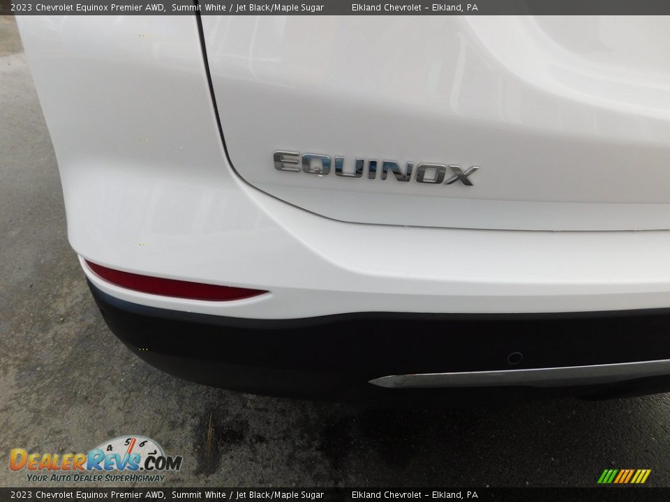 2023 Chevrolet Equinox Premier AWD Summit White / Jet Black/Maple Sugar Photo #13
