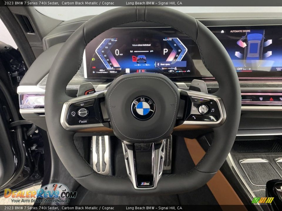2023 BMW 7 Series 740i Sedan Steering Wheel Photo #14