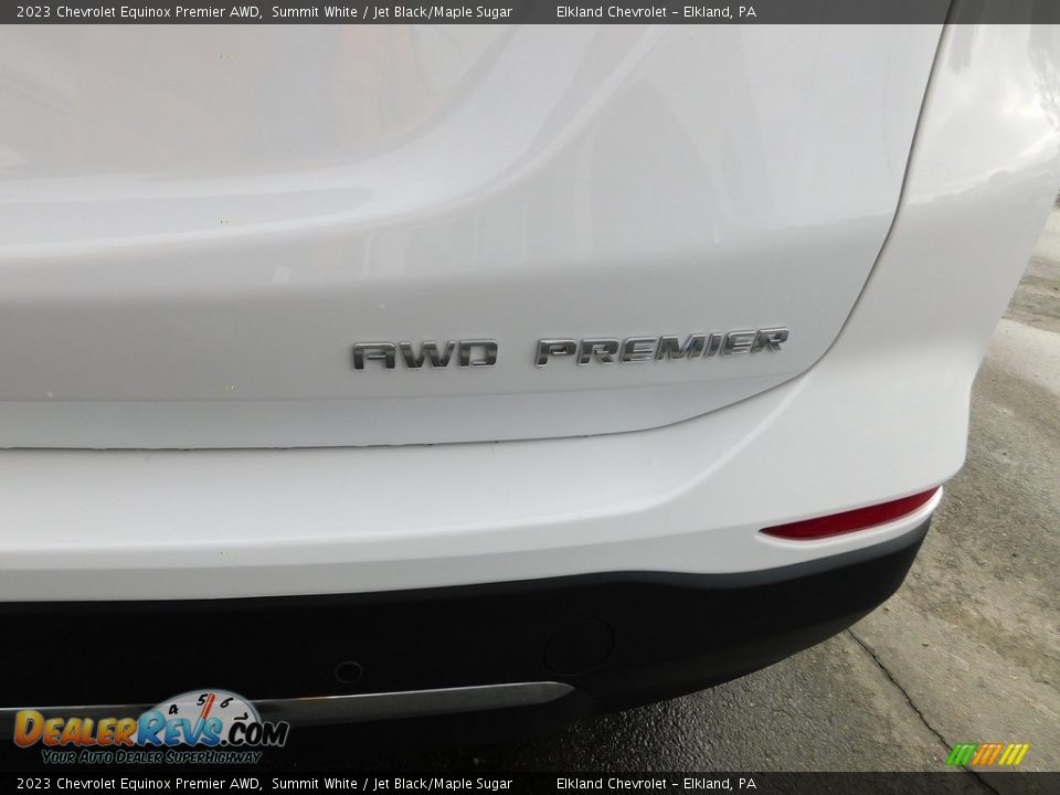 2023 Chevrolet Equinox Premier AWD Summit White / Jet Black/Maple Sugar Photo #14