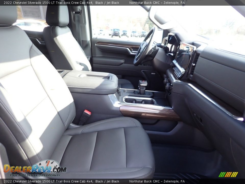 2022 Chevrolet Silverado 1500 LT Trail Boss Crew Cab 4x4 Black / Jet Black Photo #15