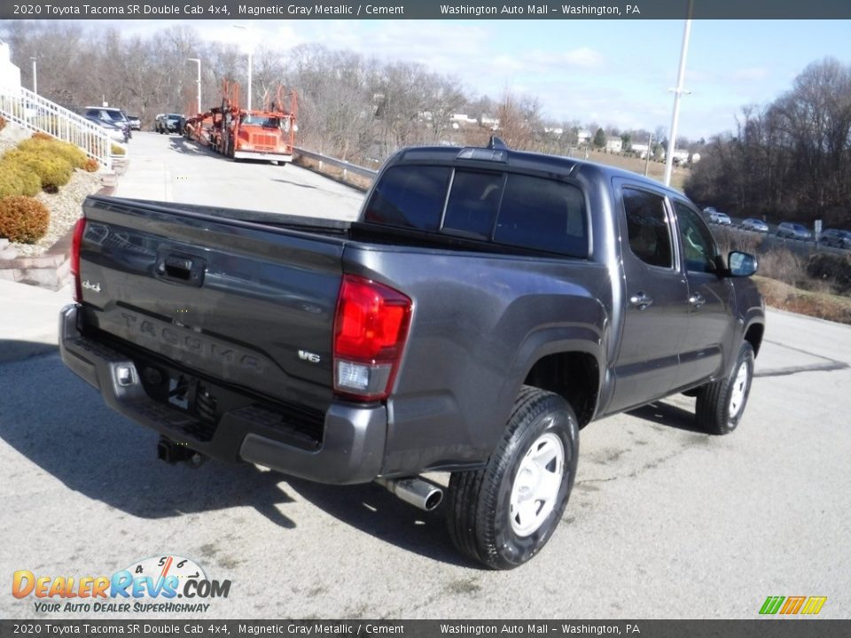 2020 Toyota Tacoma SR Double Cab 4x4 Magnetic Gray Metallic / Cement Photo #19