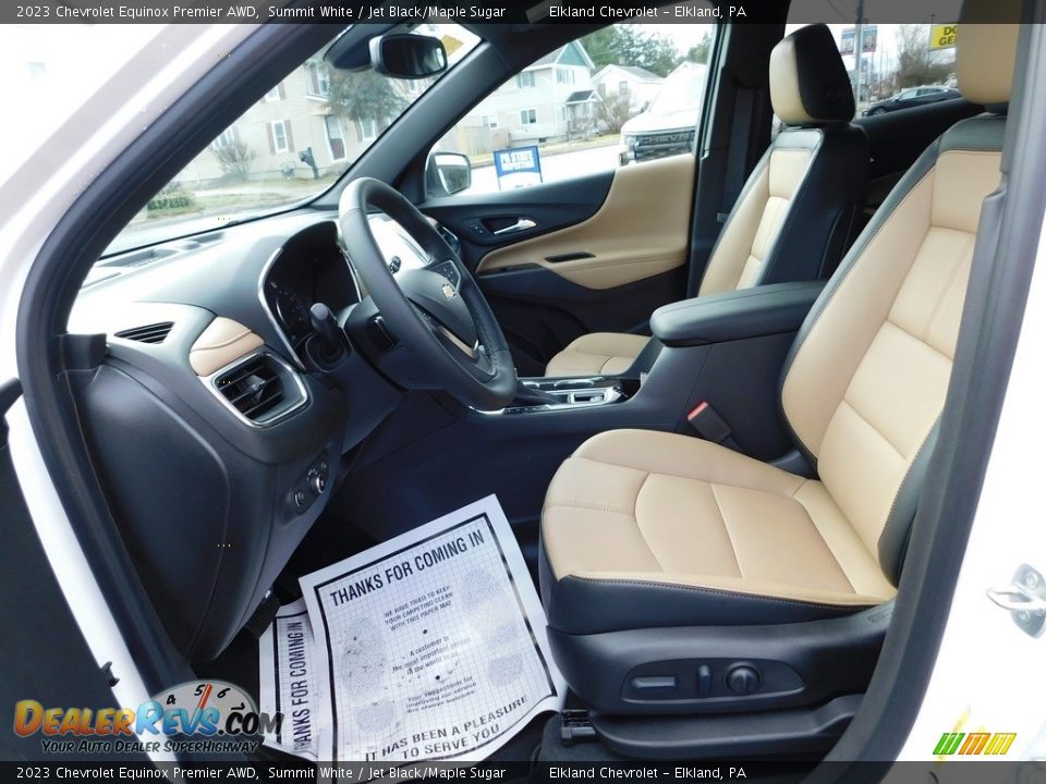 Front Seat of 2023 Chevrolet Equinox Premier AWD Photo #19