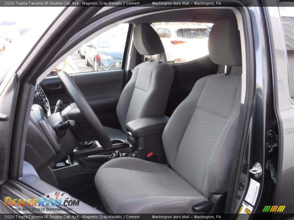 Front Seat of 2020 Toyota Tacoma SR Double Cab 4x4 Photo #23