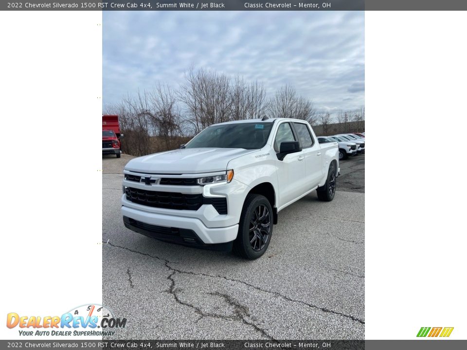 2022 Chevrolet Silverado 1500 RST Crew Cab 4x4 Summit White / Jet Black Photo #2