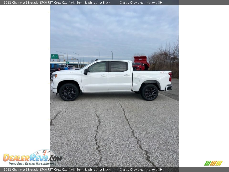 2022 Chevrolet Silverado 1500 RST Crew Cab 4x4 Summit White / Jet Black Photo #3